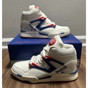 Reebok Pump Omni Zone II Vector Blue Hexalite HR0035 Basketball Shoe Sz 8.5 - Picture 1 of 11