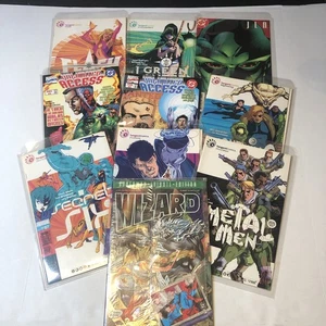 10 Vtg Comic Books Wizard Marvel Access JLA Lot #2 RGY - Picture 1 of 11