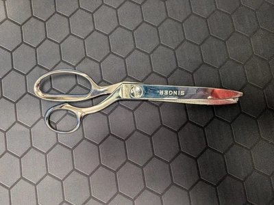 Vintage 7-1/2'' SINGER Pinking Shears Brazil C807, Used, Free Shipping. - Image 1 of 4