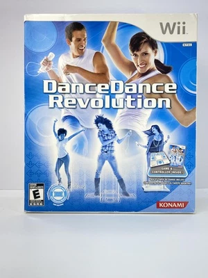 Dance Dance Revolution Wii Game Complete Box Pad Controller Konami Family Fitnes - Image 1 of 4