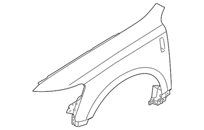 Guardabarros original Ford AE9Z-16005-A Foto 1 de 4