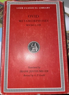 LOEB Classical Library Ovid Metamorphoses Books 1-8 Latin Rome - Image 1 of 4
