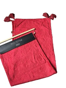 Max Studio Red Tassled Christmas Holiday Table Runner 16x 90 - Picture 1 of 4