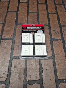 Doberman Security Window Door Alarm Kit Magnetically Triggered Alarm 4 Pack - Picture 1 of 3
