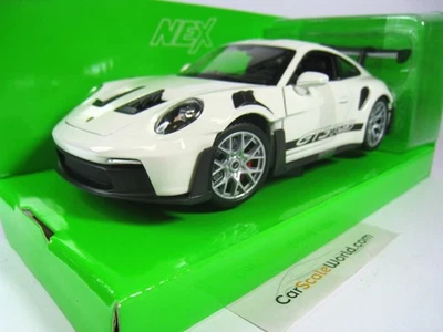 PORSCHE 911 GT3 RS (992) 1/24 WELLY (WHITE) - Imagen 1 de 4