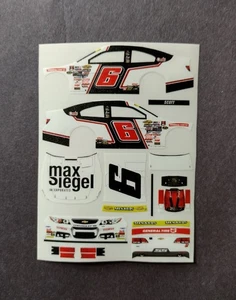 Decalcomanie peel & stick 2025 personalizzate Lavar Scott #6 Max Siegal ARCA 1/64 - Foto 1 di 1