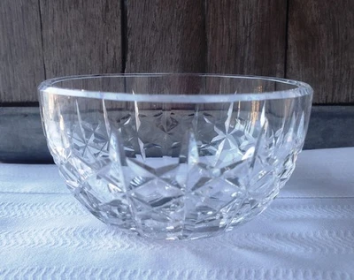Raro cuenco de cristal Waterford para dedos Foto 1 de 3