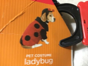 Nuovo costume peluche coccinella rossa per animale domestico con cappello taglia xs cane gatto Halloween 2-6 libbre - Foto 1 di 4
