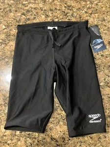 NEW SPEEDO size 24 youth SWIMSUIT ENDURANCE Swimming Shorts BLACK K24! - Picture 1 of 6