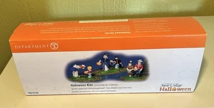 Dept 56 “Halloween Kids" Trick Or Treat Set of 3 Halloween Snow Village 56.55186 - Picture 1 of 6