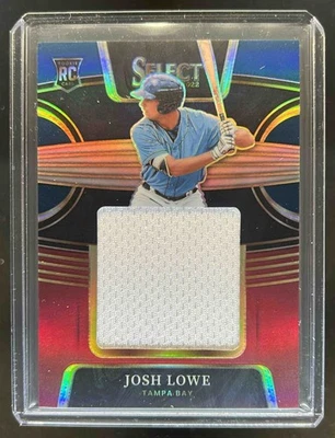 2022 Select Josh Lowe Rookie Jumbo Swatch RC Jersey Tri-Color #46/99 Rays - Image 1 of 2