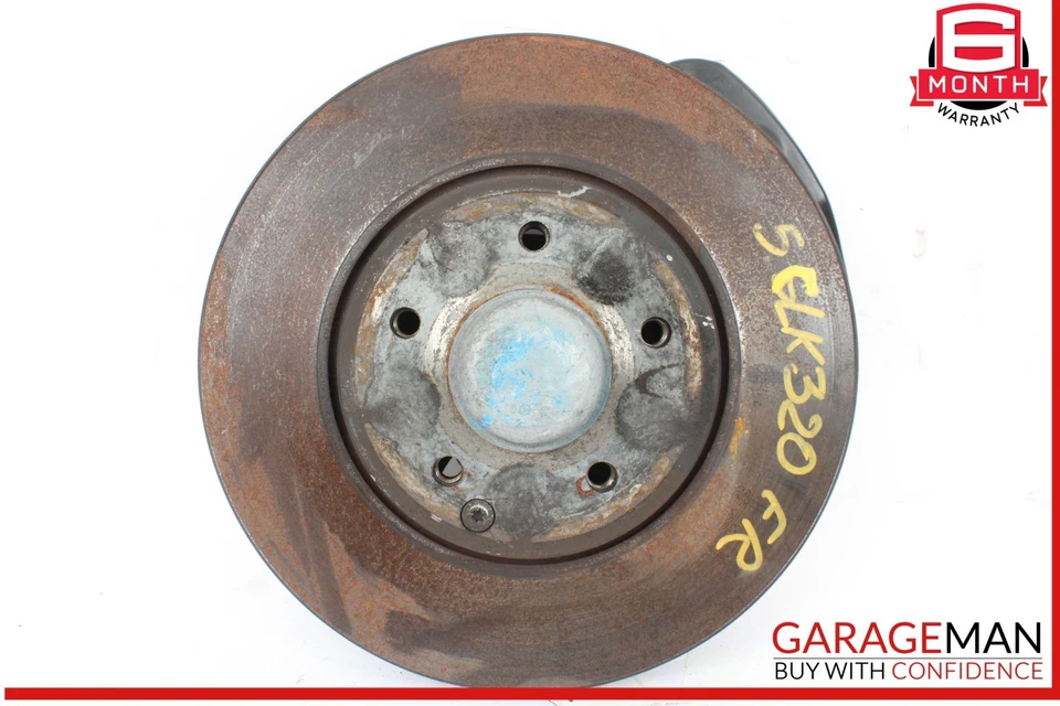 03-09 Buje de rueda nudillo husillo delantero derecho mercedes w209 clk320 con disco rotor Foto 1 de 4