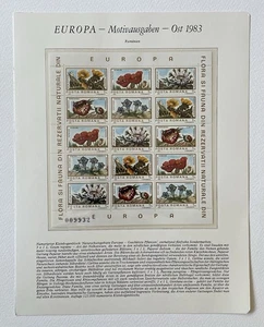 Romania Stamps Mint Sheet 1983 Flora + Fauna x15 stamps (on info page) - Picture 1 of 2