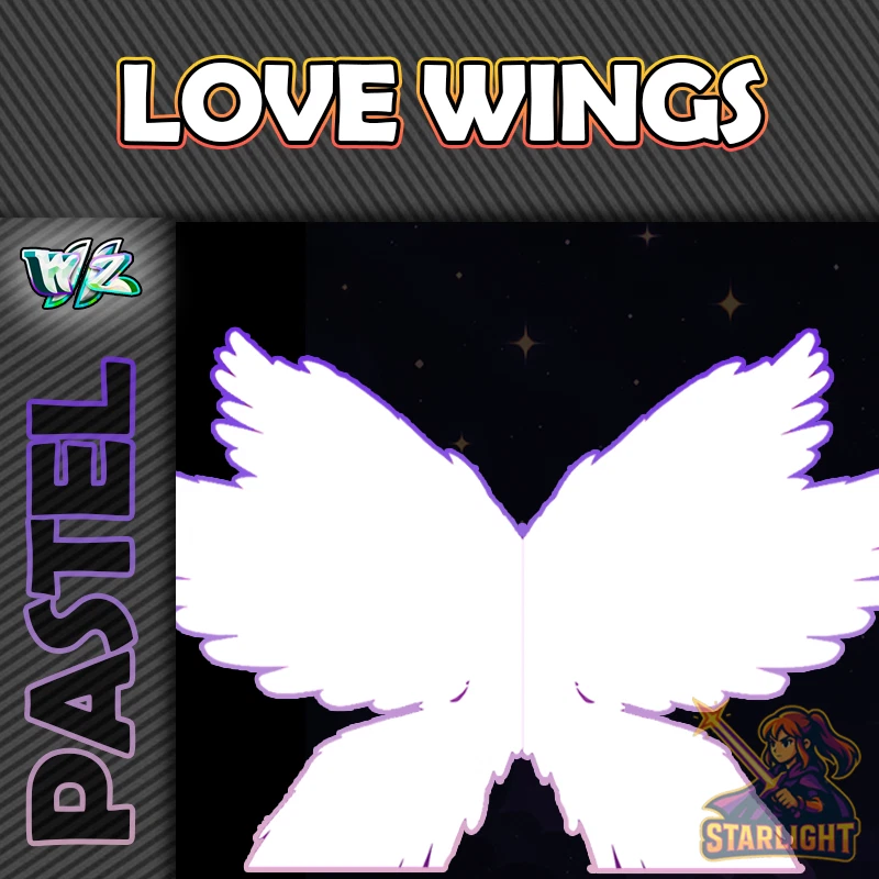 ROBLOX WORLD ZERO WINGS,ARMOR,COSTUME,ACCESORIES,COSMETICS Roblox World Zero WZ - LOVE WINGS - PASTEL HEX ITEMS