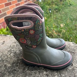 Botas florales Bogs Kids Slushie Reef juvenil talla 4 - Imagen 1 de 10