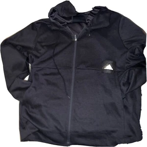 Adidas Baloncesto Club Hombre Sudadera con Capucha Talla 2XL Negro Poliéster  - Imagen 1 de 5