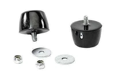 Daystar KJ71051BK - Pair Of Black Hood Bumper Kit For Jeep Wrangler - Image 1 of 3