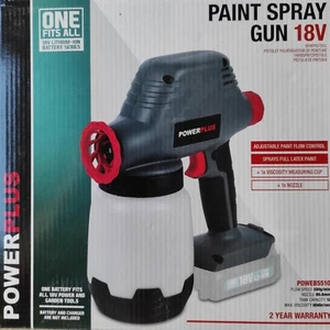 Powerplus Akku Farbspritzpistole 18 V Li-Ion Farbsprühpistole 300g/min ohne Akku - Bild 1 von 2