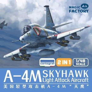 MAGIC FACTORY 5002 1/48 A-4M SKYHAWK Light Attack Aircraft Plastic Model - Picture 1 of 5
