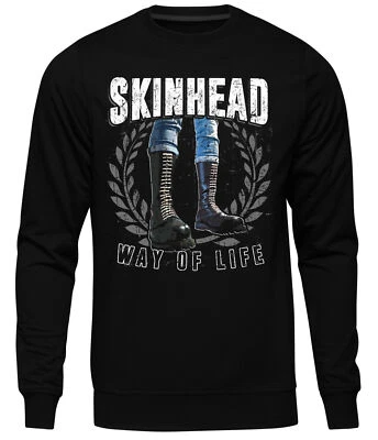 Skinhead Herren Pullover | Oi AC Punk AB Skin Hardcore Ultras Rocker | M2 - Bild 1 von 2