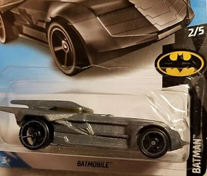 Hot Wheels DC Comics HW Batman #2/5 Gray BATMOBILE 2019 #17/250 Race Car Toy - Picture 1 of 12