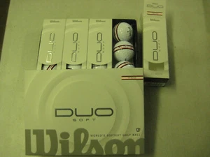 2 dozen BRAND NEW 2025 Wilson Staff Duo Soft White TRK 360 - Picture 1 of 2