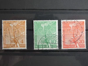Deutschland Berlin MiNr 88 - 90 Vorolympische Festtage gestempelt ʘ - Bild 1 von 2