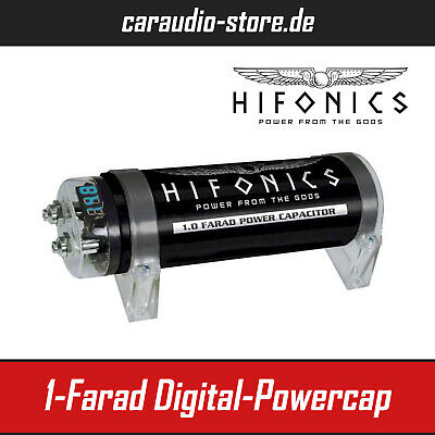 Hifonics HFC1000 1 Farad Kondensator / Powercap / V-Anzeige / Stromversorgung • 69€