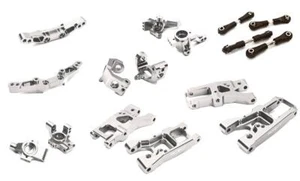 Aggiornamento conversione sospensione lavorata Silver Billet per Traxxas 1/10 4-Tec 2.0 - Foto 1 di 1