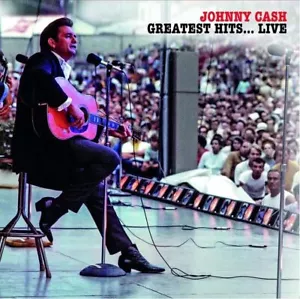 JOHNNY CASH - GREATEST HITS LIVE 180G ECO COLOURED VINYL - New Vinyl - F72z - Picture 1 of 1