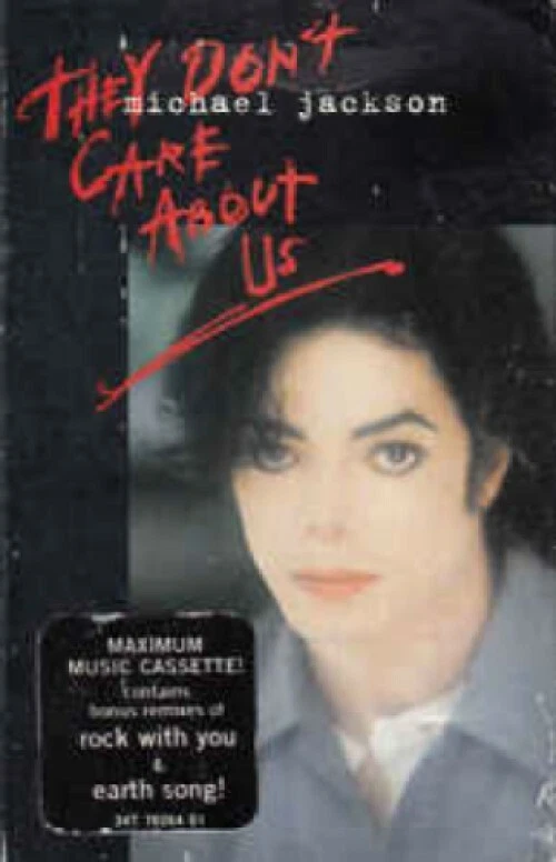 Michael Jackson They Don't Care About Us Cassette Maxi Single 1995 Rare 11/19 - Image 1 of 1