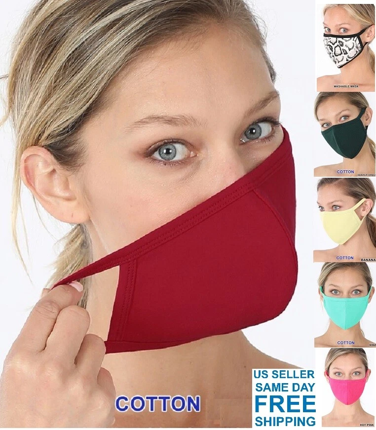 Face Mask Reusable Washable Clothing Face Cover Men Women ANIMAL PRINT LEOPARD - Image 1 of 1