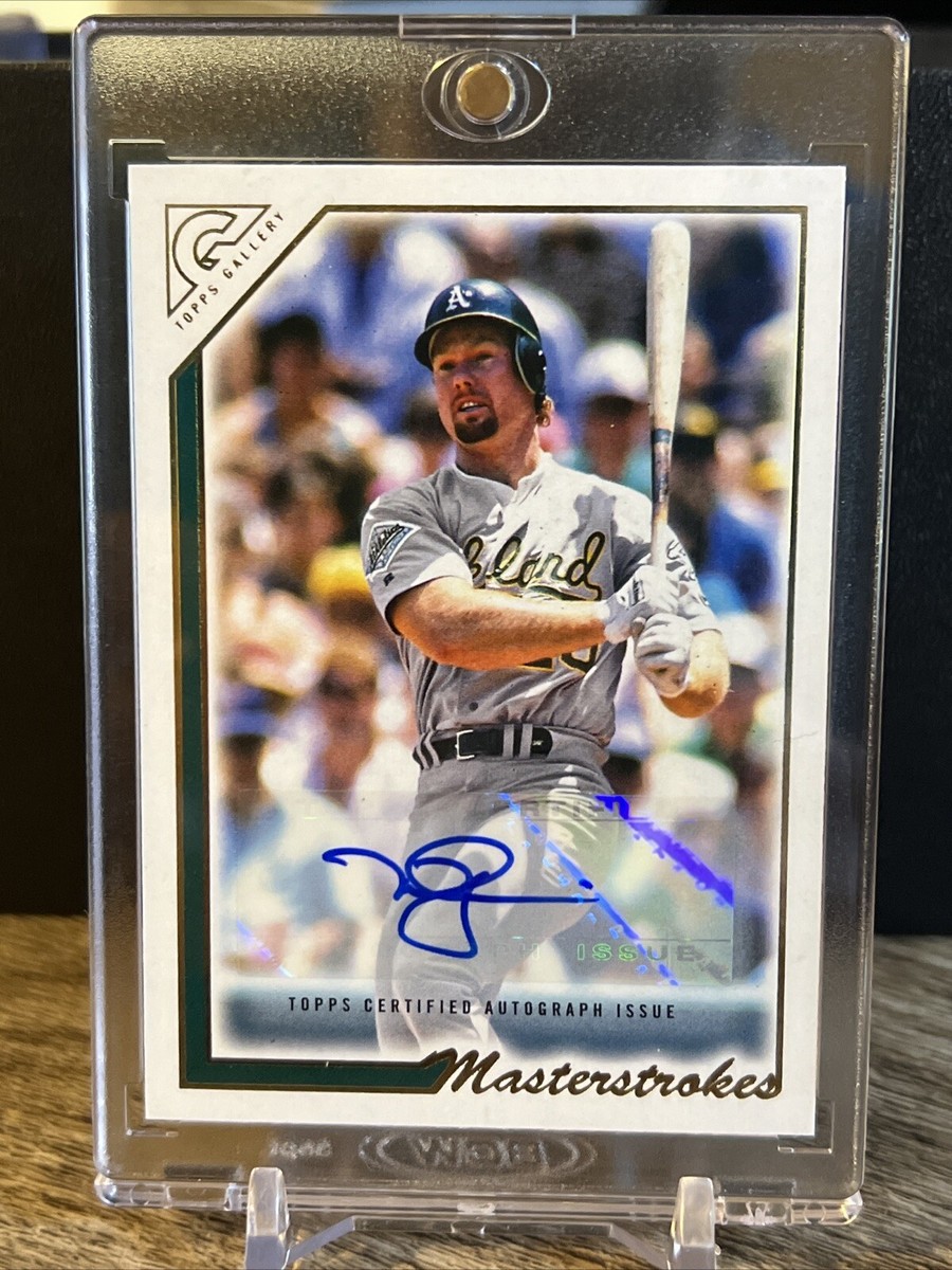 Mark McGwire Oakland Athletics Baseball Autographed Sports Trading 