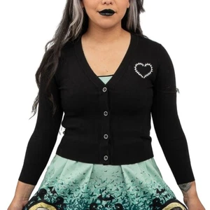 Loungefly Damen Universal Monsters Stitch Shoppe "Alexa" Cropped Strickjacke  - Bild 1 von 10