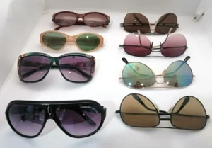 De colección joblot de 8 gafas de sol usadas dama hombre mujer retro terminator piloto - Imagen 1 de 12