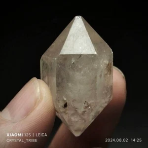 18g Natural Herkimer Diamond Quartz Crystal Double Terminating Healing 4842 - Picture 1 of 18