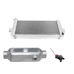 Kit de bomba intercambiador de calor intercambiador de calor intercooler líquido agua-aire CXRacing de 5 - Imagen 1 de 4