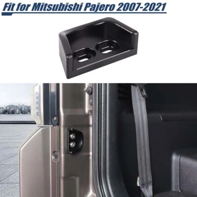 Black Metal Rear Door Tailgate Limiter Cover For Mitsubishi Pajero 2007-2021 - image 1 of 4