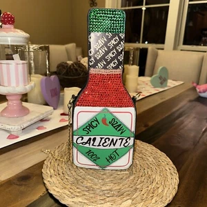 Aldo Spicy Razzle CALIENTE Crystal HOT SAUCE Crossbody Handtasche Clutch Tasche $ 120 - Bild 1 von 10