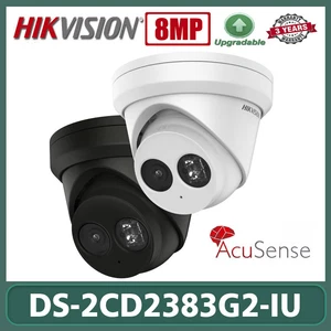 Hikvision DS-2CD2383G2-IU 8MP AcuSense integriertes Mikrofon PoE Dome Revolver IP Kamera - Bild 1 von 22