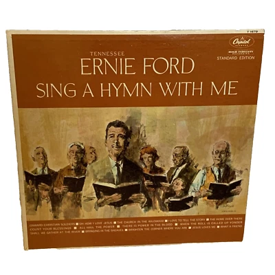 Tennessee Ernie Ford Sing A Hymn With Me (Vinyl, 1962) Capitol T-1679 VG+ LP - Image 1 of 4