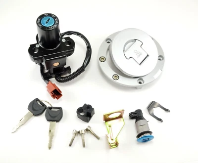 Interruptor de encendido para Honda 2007-14 CBR1000RR CBR 600RR tapa de gas combustible llave de bloqueo de asiento Foto 1 de 4