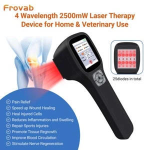 2500 mW Intensive Gepulste Laser Therapie Rückenschmerzen Und Schwungscheibe - Bild 1 von 16