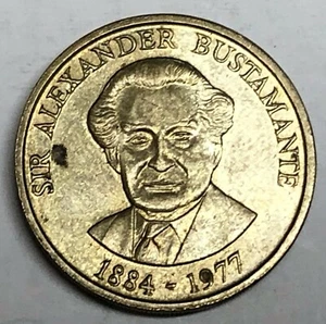 # C5504 JAMAICA COIN, ONE DOLLAR 1991 - Picture 1 of 2