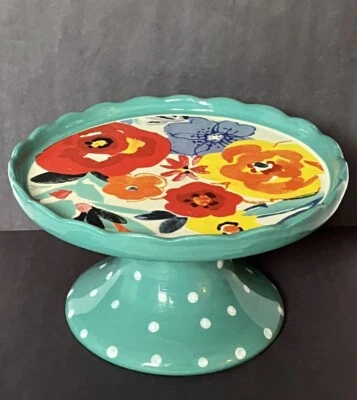 Mini soporte de cerámica para pasteles/mapcakes Pioneer Woman 5 X 8 pulgadas Foto 1 de 4