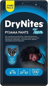 Huggies DryNites Boys' Pyjama Pants, Size 8-15, 52 Count, Maximum Nighttime Pro - Picture 1 of 8