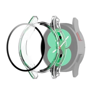 Do Samsung Galaxy Watch FE / 4 40mm Smart Watch Etui + hartowane szkło przezroczyste - Zdjęcie 1 z 7