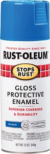 Rust-Oleum 7724830 Stops Rust Spray Paint, 12 Oz, Gloss Sail Blue - Picture 1 of 12