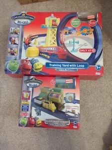 Chuggington Die-Cast TRAINING YARD WITH LOOP Action Playset 54205 + Quest Mtambo - Picture 1 of 6