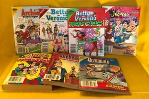 Lote de 7 Archie Digest/Double Digest/Jumbo Comics Digest - Imagen 1 de 2